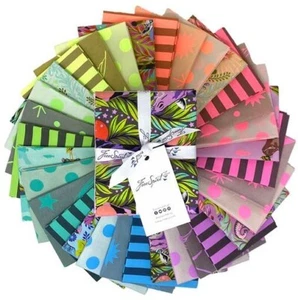 Fat Quarter Bundle Tula Pink Everglow & Neon True Colors Cotton Precuts M405.11 - Picture 1 of 1