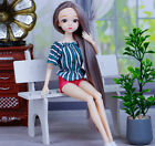 11.5" BJD Lovely 1/6Doll 26Joints Wheat Field Girl Style Doll+Clothes+Shoes+Gift