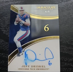 2016 Panini Immaculate Collection Collegiate - Jeff Driskel auto /6 - Picture 1 of 2