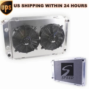 Cubierta de ventiladores de aleación de 2 x 12"" para Ford Mustang GT SVT 1984-1993 5,0 L 3 filas - Imagen 1 de 12