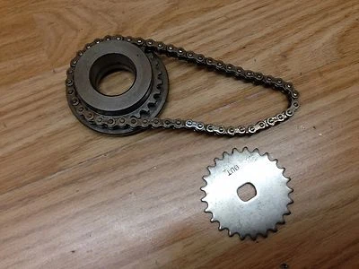 Triumph Daytona 650 2005 motor bomba de aceite engranaje de transmisión con cadena de transmisión Foto 1 de 2