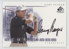 2002 SP Game Used Edition Scorecard Signatures Gary Player #SS-GP Auto