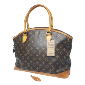 Auth Louis Vuitton Lockit Horizontal Monogram M40104 Zipper Pull Broken ALA727 - Picture 1 of 12