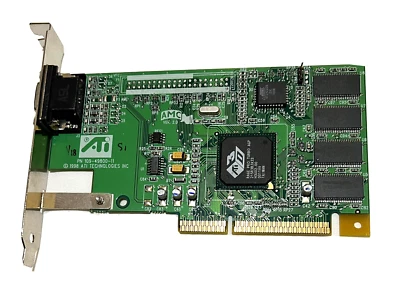 Rage Pro Turbo AGP Graphics video card 8MB 3D ATI 109-49800-11 - Image 1 of 4
