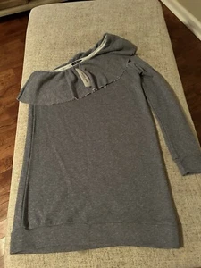 Adeline Los Angeles One Arm Dress Women’s Sz S Gray Cotton/Polyester Blend NWT - Picture 1 of 7