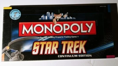 NEW Star Trek Monopoly Continuum Edition SEALED w/Six Collectible Pewter Tokens - Image 1 of 4