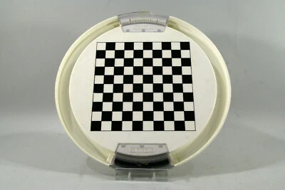 ANCIEN JEU DE DAMES, couvercle de baril Skip, complet - Photo 1/2