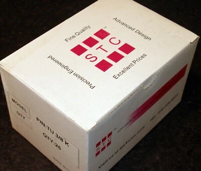 3/8 Tee One Touch Quick Connect Push-to-Connect Tube Fitting Box of 25 - Image 1 of 4