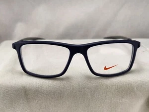 NIKE 5040 YOUTH EYEGLASS FRAME size 50-15-135 col. 400 Matt Midnight Navy w/CASE - Picture 1 of 3