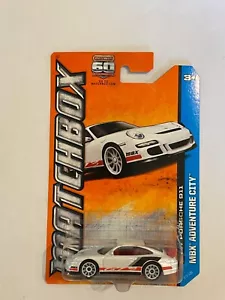 2012 MATCHBOX MBX ADVENTURE CITY 2007 PORSCHE 911 WHITE 8 OF 120 - Picture 1 of 3