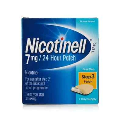 Nicotinell Step 3 (7mg/24 hours) 28 Patches QLD STK - image 1 of 4