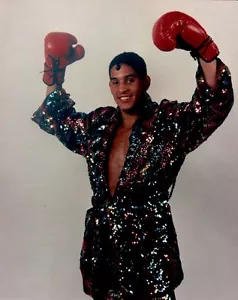 HECTOR CAMACHO "MACHO CAMACHO " VERSTORBEN BOXEN 8 X 10 FARBFOTOGRAFIE - Bild 1 von 1