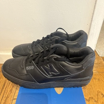 New Balance BB550 Triple Black Men’s Size 10 - Image 1 of 4