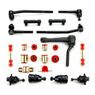Red Poly Front End Suspension Master Rebuild Kit Fits 1971 1972 Chevrolet Camaro - Image 1 of 4