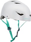 Nijdam Unisex Agressive Helm Fahrradhelm Skatehelm, Silber, S