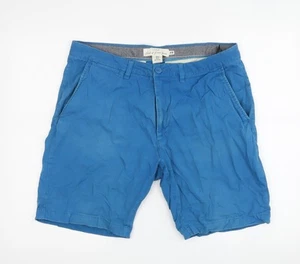 H&M Men's Blue Chino Shorts, Size 33, Casual Style - Picture 1 of 12