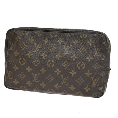 LOUIS VUITTON（LV） LOUIS VUITTON Trousse Toilette 28 pochette borsa a mano monogramma marrone M47522 68EF411