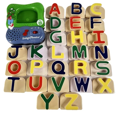 Leap Frog Fridge Phonics Magnetic 26 Alphabet Letters Learning Complete 2002 - Image 1 of 4