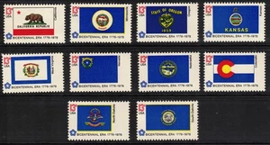 USA Scott 1663-1672 Mint NH (1976) - Picture 1 of 2