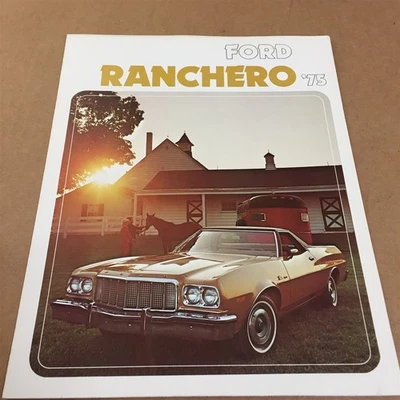 Ford Ranchero 1975 fabricante original distribuidor ventas sala de exposición folleto revista Foto 1 de 4