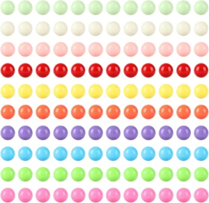 0.47 Inch(12Mm) Game Replacement Marbles Balls,120Pcs Solid Color Acrylic Balls  - Picture 1 of 12