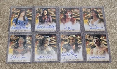 Collection of Hercules The Legendary Journeys Autograph Cards Incl. Tydings MORE - Image 1 of 2