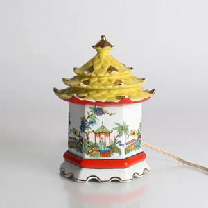 Rauchverzehrer Porzellan Deutschland Tempelszene chinesisches Motiv ca. 1960 - Picture 1 of 10