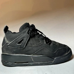 Size 4 - Nike Air Jordan 4 Retro GS Black Cat 2006 Men's Shoes - 308498 002 - Picture 1 of 8