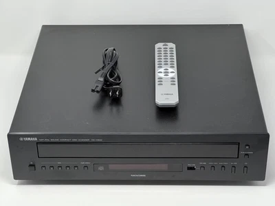 Yamaha CD-C600 Cambiador de 5 discos Reproductor de CD PlayXchange USB con control remoto Negro | Probado Foto 1 de 4
