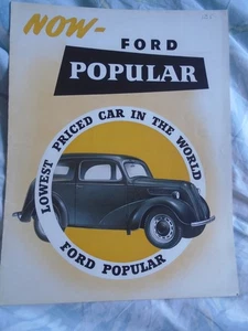 Ford Popular brochure Oct 1953 UK market - Picture 1 of 2