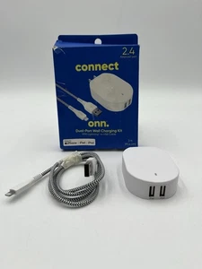 Connect Onn Kit di ricarica da parete a doppia porta - Foto 1 di 4