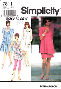 Simplicity 7811 ~Misses Maternity Leggings, Skirt and Dress/Tunic ~ Sizes: 6 -12 - Picture 1 of 4