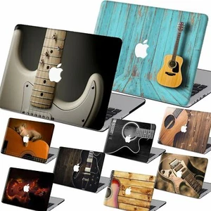 Estuche rígido de madera para guitarra + cubierta de llave para nuevo Macbook Air Pro 13" 14" 16" - Imagen 1 de 29