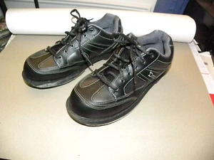 Dexter Men PRO-AM II Black & Grey Alloy Bowling Shoes B2255-1 Sz 7 Right Handed - Picture 1 of 7