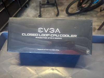 NEW PARTS EVGA 240mm All-In-One CPU Liquid Cooler - Black 400-HY-CL24-V1 - Image 1 of 4