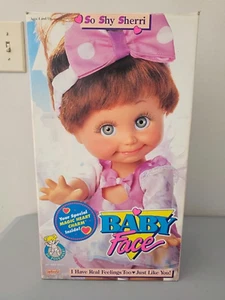 NEW RARE 1990 Baby Face SO SHY SHERRI 13" Poseable Doll Charm Galoob #3208 - Picture 1 of 7