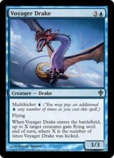 WOTC MtG Worldwake Voyager Drake (U) (x4) NM