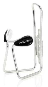 Portabotellas XLC aluminio plata mate con acolchado sin cascabel solo 55 g NUEVO - Imagen 1 de 1