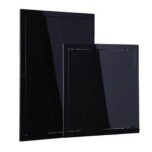 Plasterboard Access Panel Black Soft Closing Polished PVC - Picture 1 of 45
