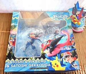G.E.M. Pokemon Series Satoshi & Pikachu & Gekkouga Greninja Figure MegaHouse JP - Picture 1 of 10