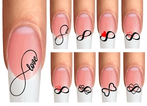 Wraps Nail Tattoos Infinity Unendlichkeitszeichen Liebe Love Herzen Lifestyle  - Bild 1 von 10