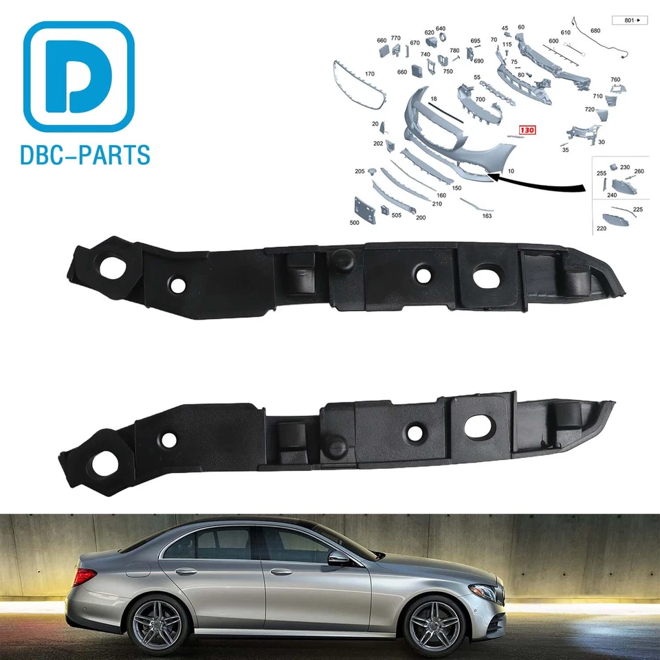 Поддержка крышки бампера со стороны переднего водителя и пассажира для Mercedes-Benz E300 E400 - Изображение 1 из 4