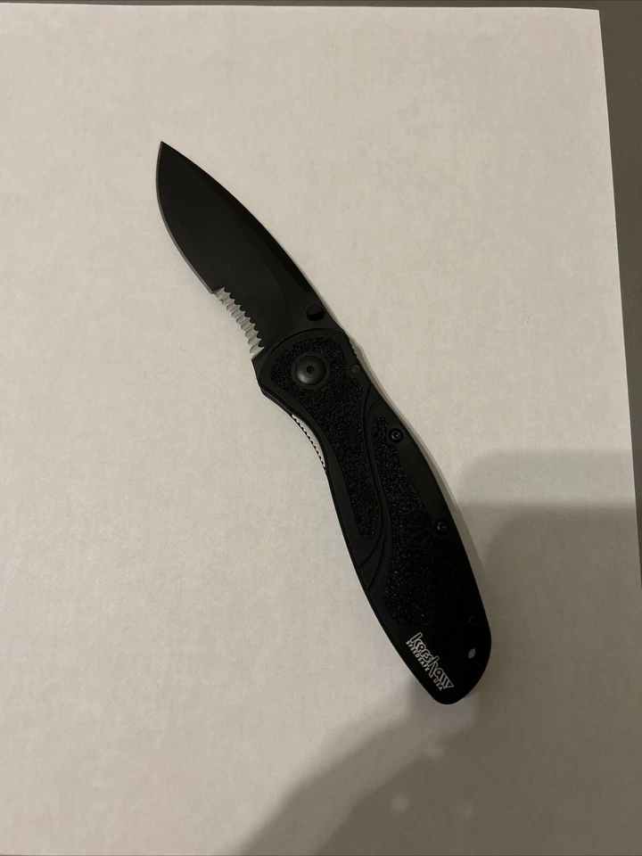 Cuchillo Kershaw Blur 1670BLKST Combo Asistido SpeedSafe Borde Dentado Hecho en EE. UU. Foto 1 de 1