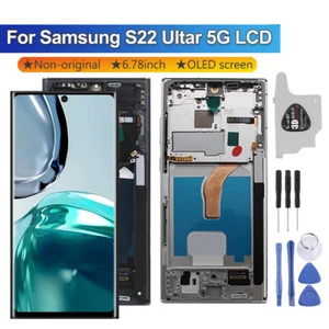 OLED Display Touch Screen Replacement For Samsung Galaxy S22 Ultra S908B 6.78" - Photo 1 sur 21