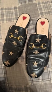 womens gucci slippers Size 37.5 - Picture 1 of 4