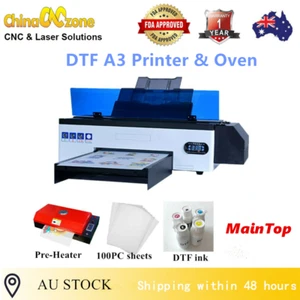 DTF A3 Transfer Printer Direct to Film Black White T-shirt Printing Oven Heater