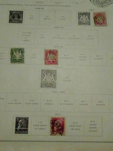 1867-1911 Bavaria stamp lot - 4 pcs hinged on page - Picture 1 of 5
