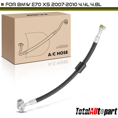 Manguera de línea de succión de refrigerador de aire acondicionado para BMW E70 X5 2007-2010 4,8 L 4,4 L baja presión Foto 1 de 4