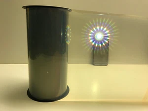 9" X 9" (25 Sheets) Silver Rainbow Holographic Vinyl Film - Wheel Rainbow Filter - Picture 1 of 5