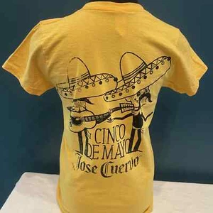 Jose Cuervo Tequila Shirt Womens L Gold Cinco De Mayo - Promo - Graphic Tee NWOT - Imagen 1 de 5